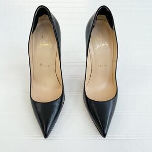 Christian Louboutin Classic Black Leather Heels